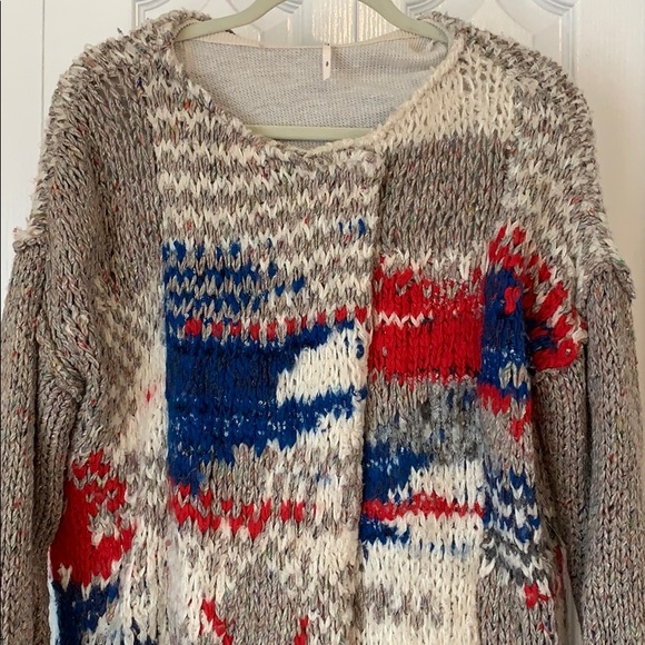 Free People Chunky Sweater Cardigan - Picture 5 of 13